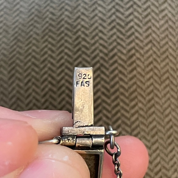 Sterling Silver Tri-Colour Gemstone Bracelet - Picture 11 of 12